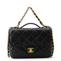 CHANEL Matelasse 2WAYBackpack BlackAS5347 Caviar Leather