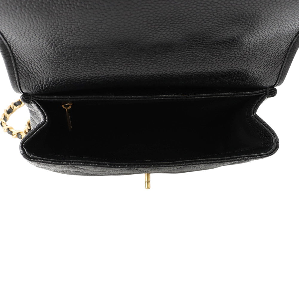 CHANEL Matelasse 2WAYBackpack BlackAS5347 Caviar Leather