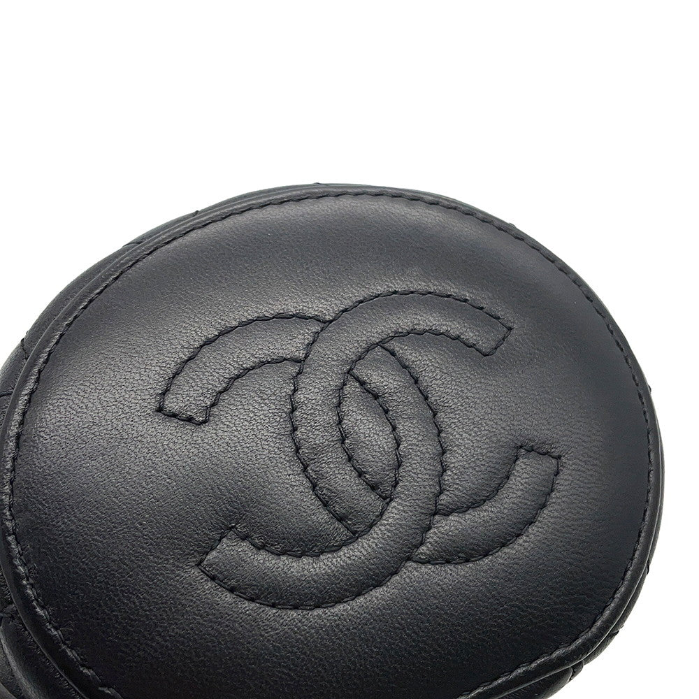 CHANEL Vanity ChainShoulder Black Lambskin