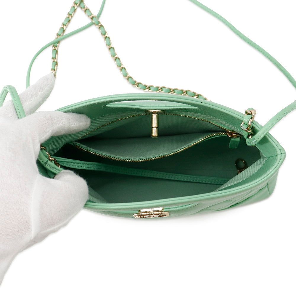 CHANEL CHANEL31 Shopping Bag Light GreenAS4133 Shiny Calf Leather Size Small