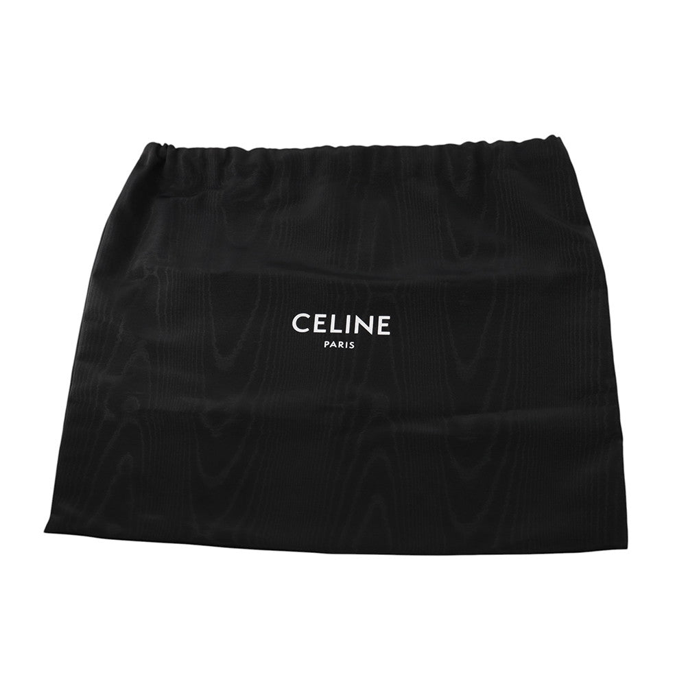 CELINE Covertice Triomphe 2WAY Beige/Brown199162FEE.02BG Canvas Leather Size Small