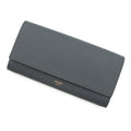 CELINE Large flap wallet Medium Gray10B563BEL Leather