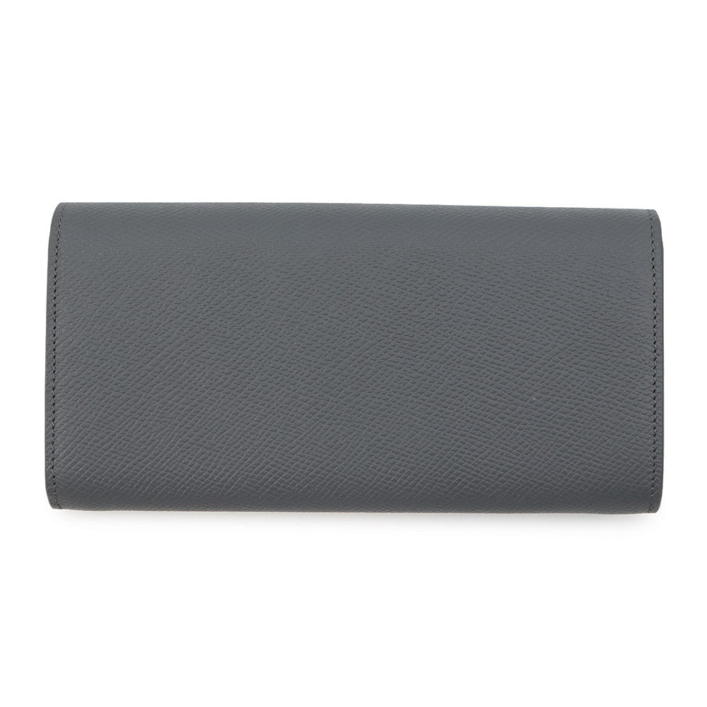 CELINE Large flap wallet Medium Gray10B563BEL Leather