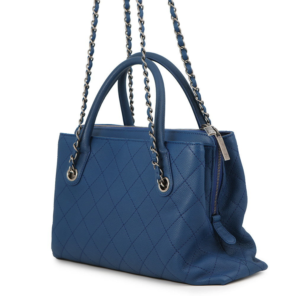 CHANEL Wild Stitch 2WAY ChainShoulder BlueA94850 Caviar Leather