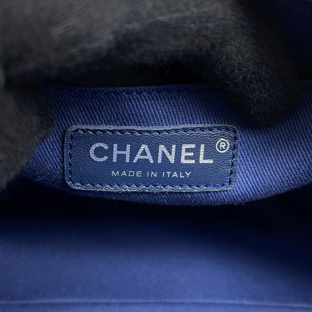 CHANEL Wild Stitch 2WAY ChainShoulder BlueA94850 Caviar Leather