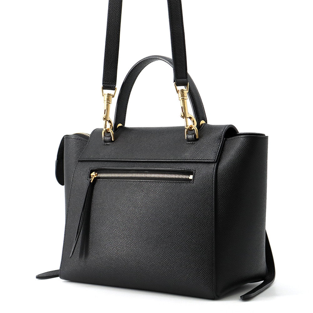 CELINE Belt bag Black189153 Leather Size micro