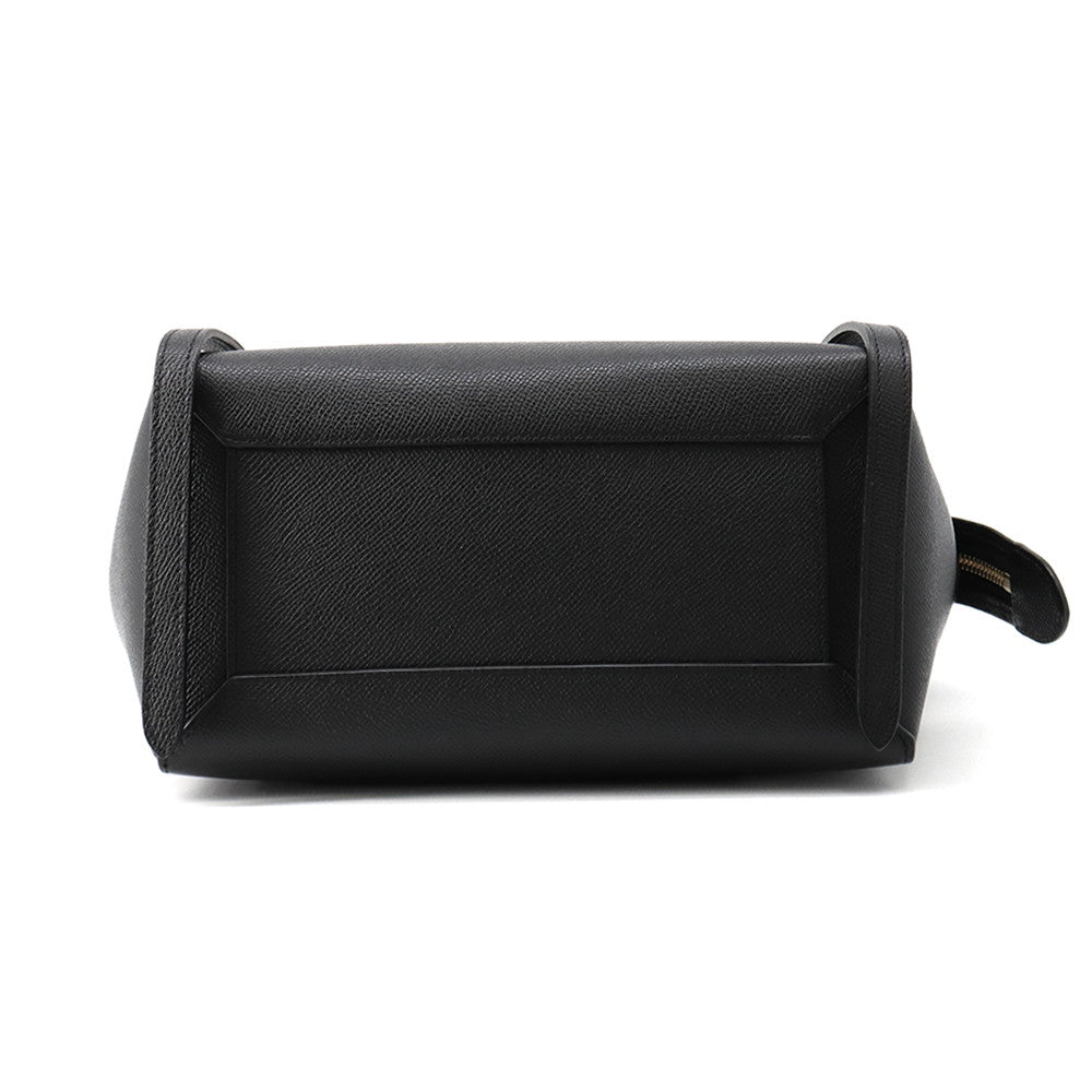 CELINE Belt bag Black189153 Leather Size micro