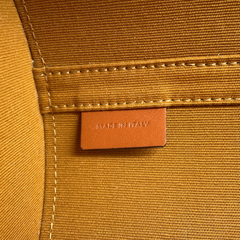 CELINE Triomphe Tambour Shoulder Bag Tan195192 PVC Leather Size Medium