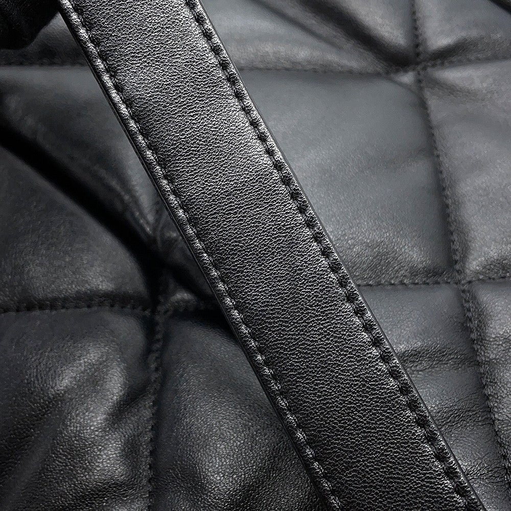 CHANEL CHANEL 19 Dixneuf Matelasse Shoulder BlackAS1160 Lambskin Size Large