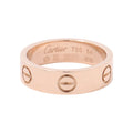 CARTIER Love Ring Size 54/#14 ClassicB4084800 18K Pink Gold