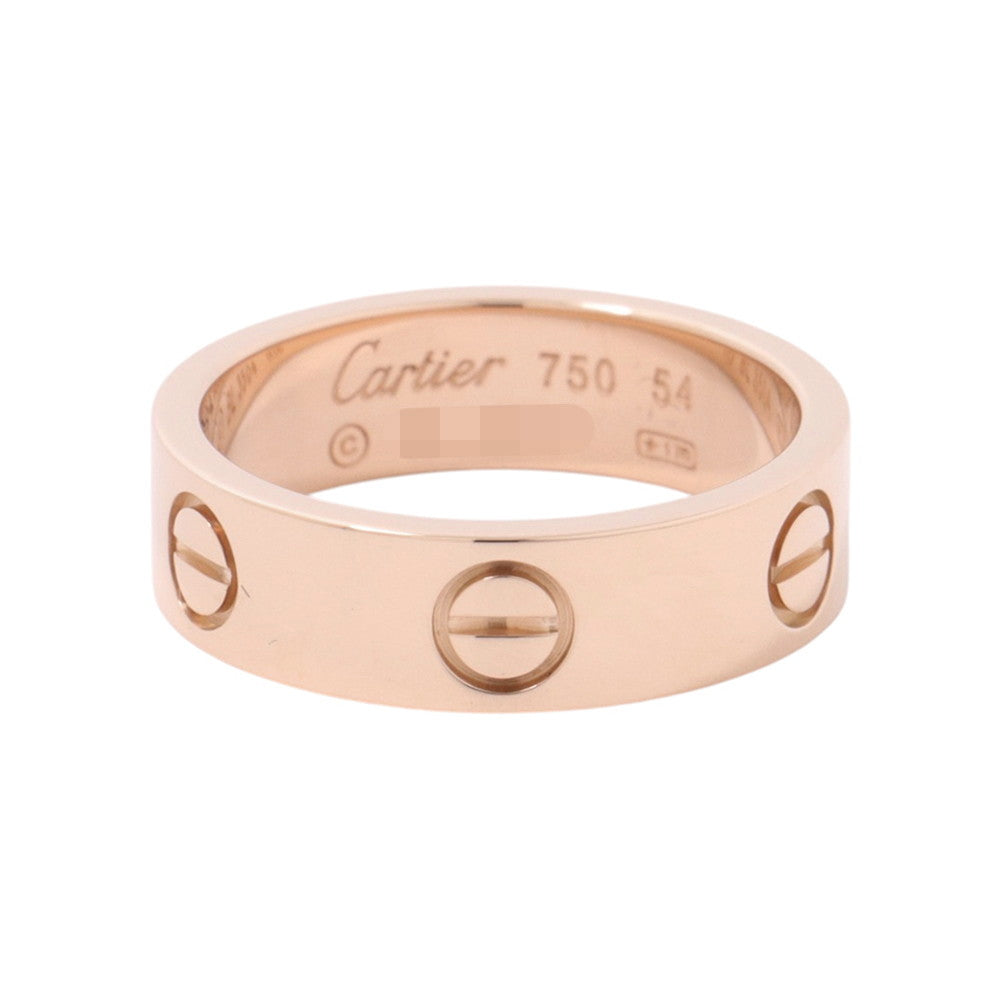 CARTIER Love Ring Size 54/#14 ClassicB4084800 18K Pink Gold