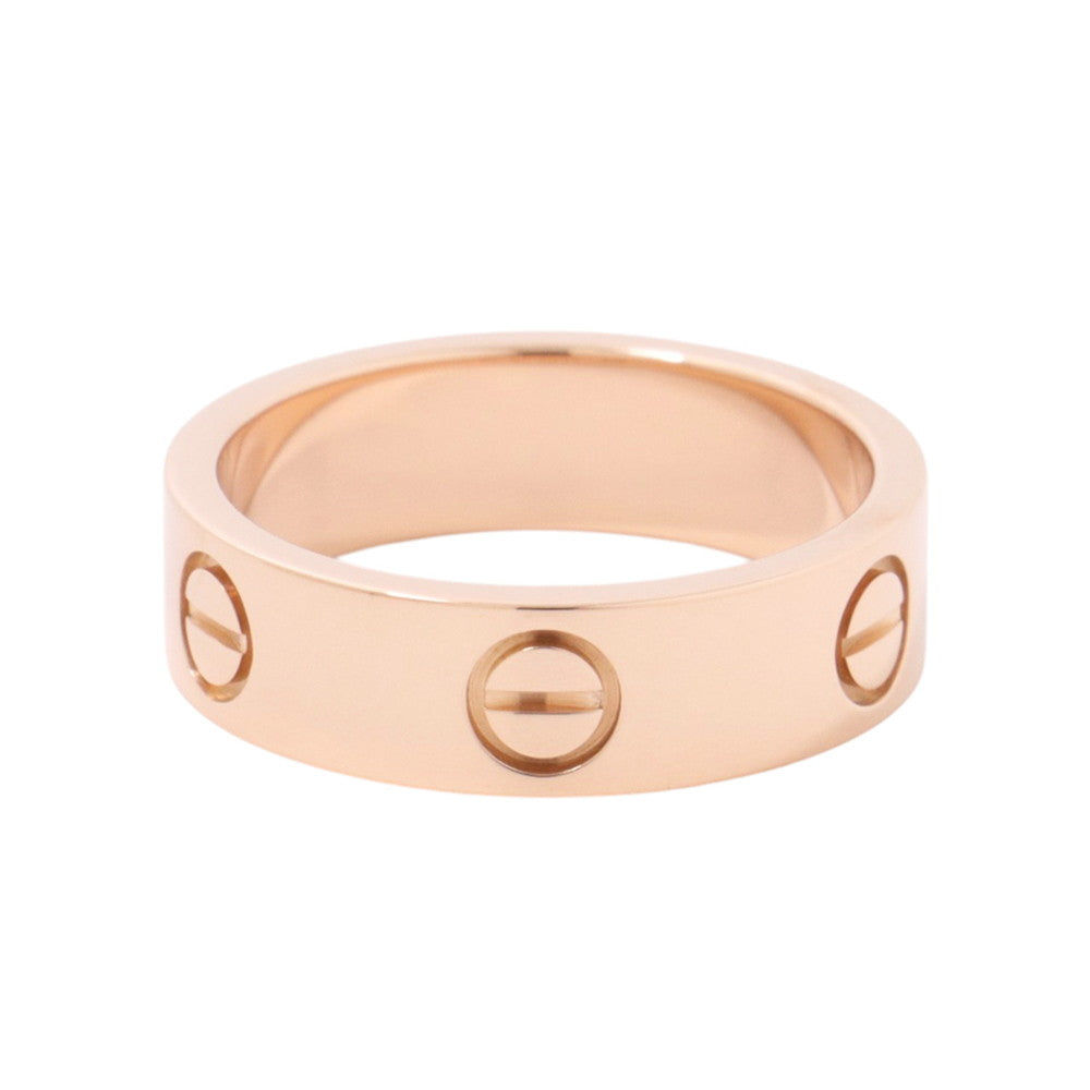 CARTIER Love Ring Size 54/#14 ClassicB4084800 18K Pink Gold