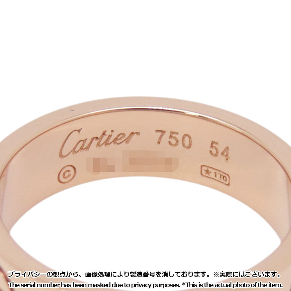CARTIER Love Ring Size 54/#14 ClassicB4084800 18K Pink Gold