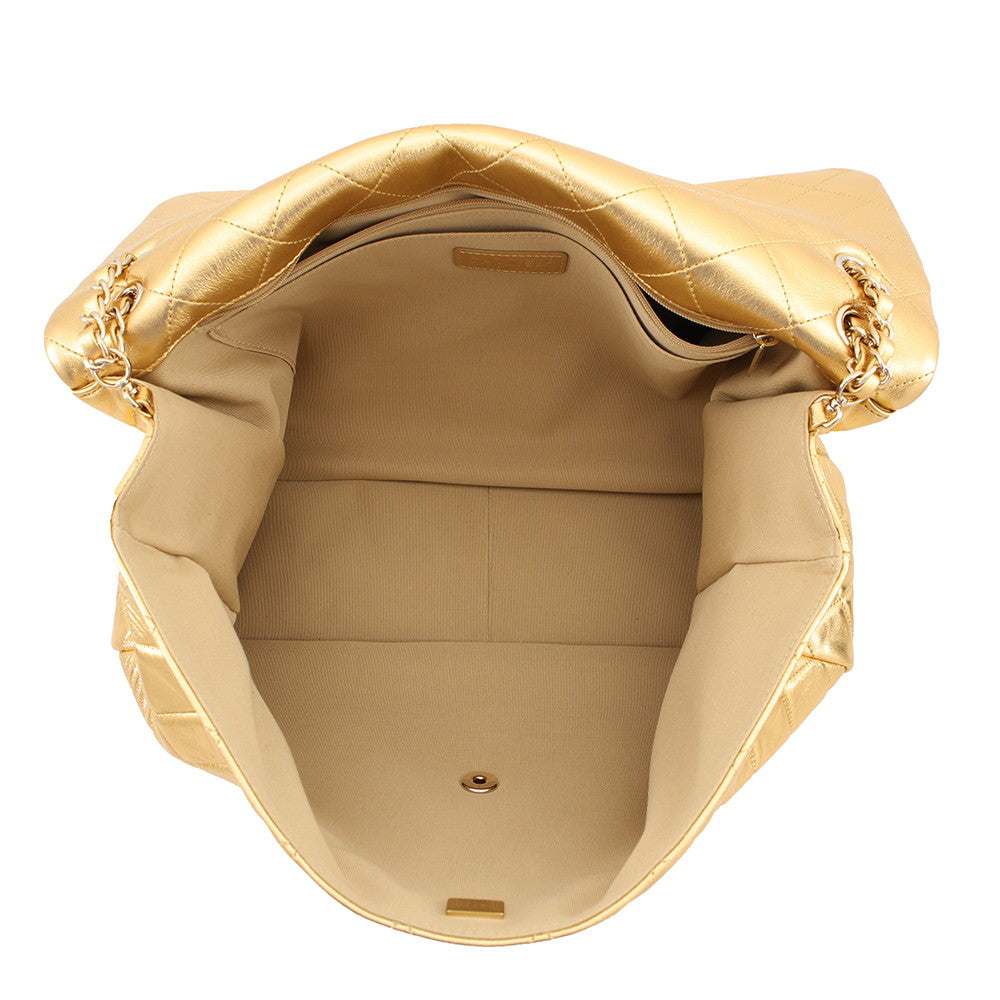 CHANEL Jumbo Matelasse Chain Shoulder GoldAS4661 Lambskin Size 40