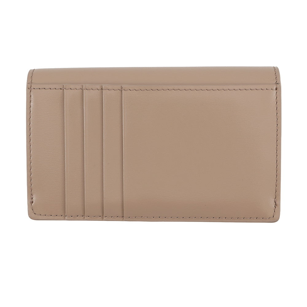 CELINE Triomphe Card Case Taupe Grey10P073DPV Shiny Calf Leather