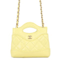 CHANEL ChainClutch Shoulder Bag YellowAP3875 Lambskin