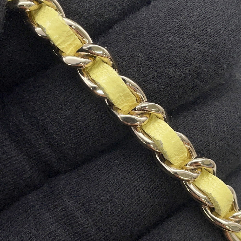 CHANEL ChainClutch Shoulder Bag YellowAP3875 Lambskin