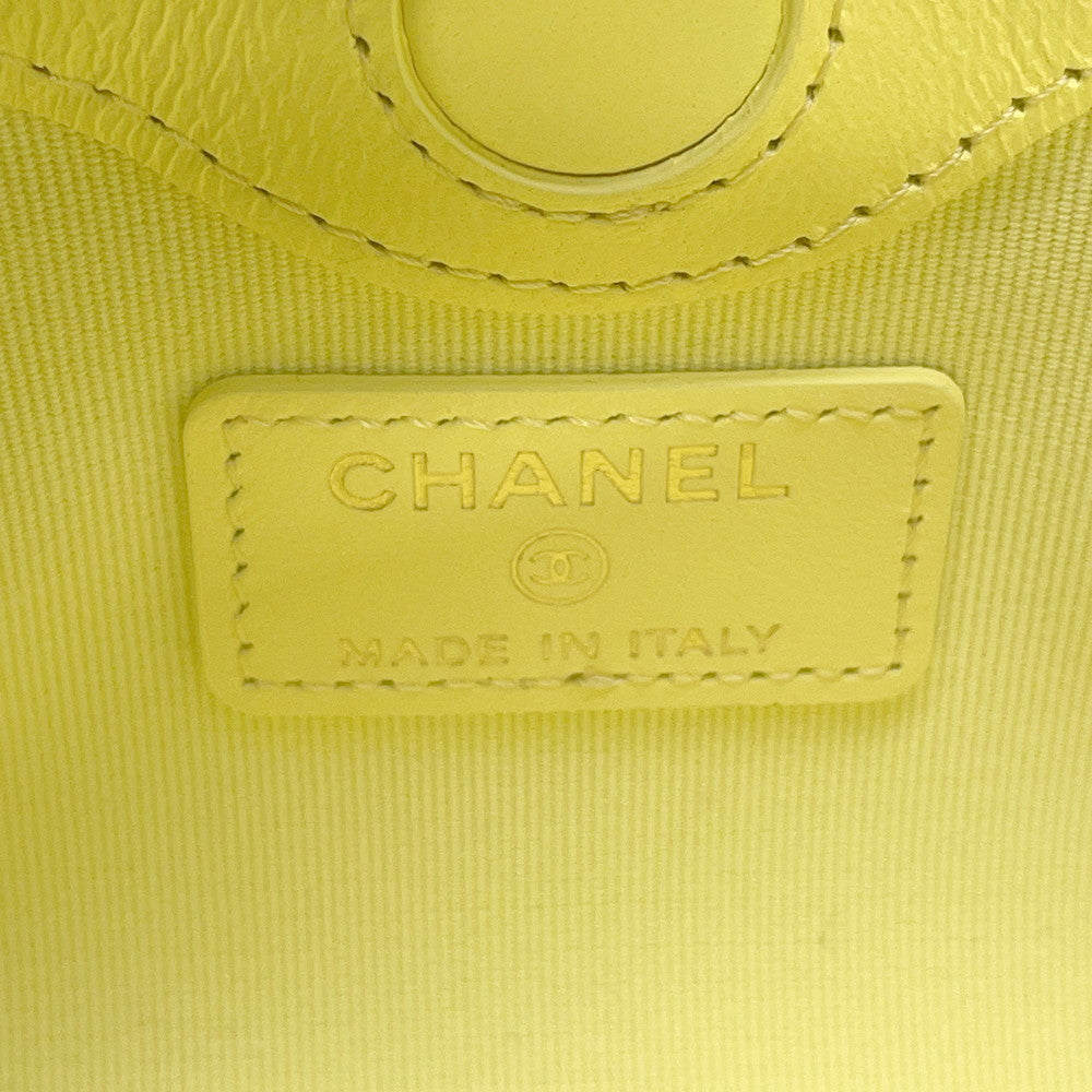CHANEL ChainClutch Shoulder Bag YellowAP3875 Lambskin