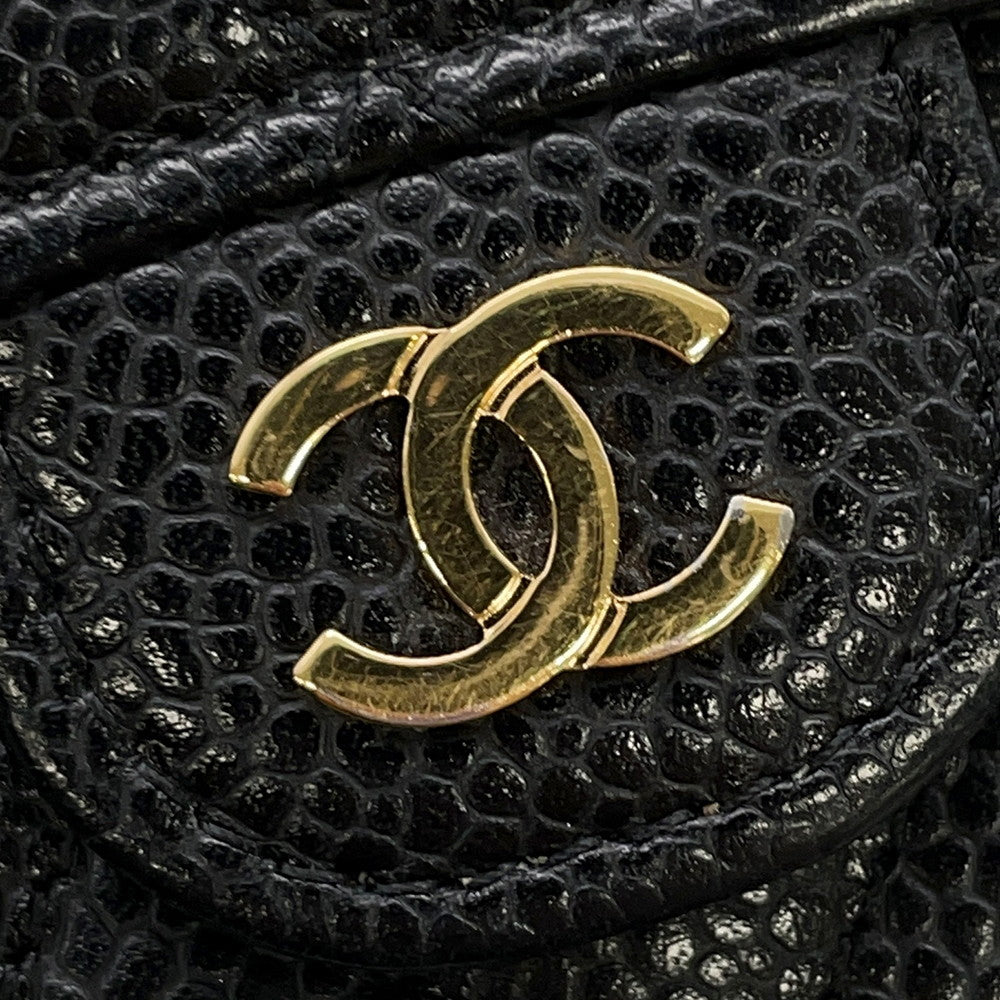 CHANEL Matelasse Classic Flap Wallet BlackAP0231 Caviar Leather