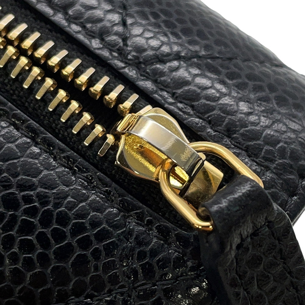 CHANEL Matelasse Classic Flap Wallet BlackAP0231 Caviar Leather
