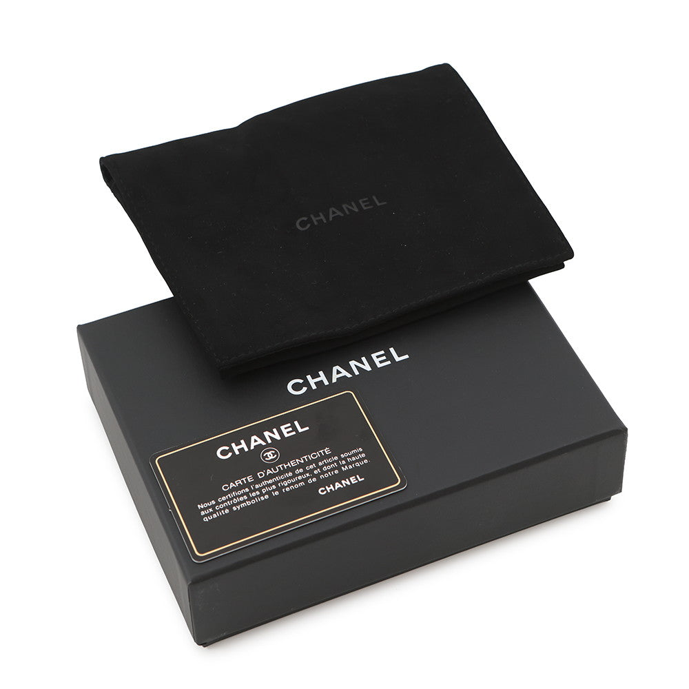 CHANEL Matelasse Classic Flap Wallet BlackAP0231 Caviar Leather