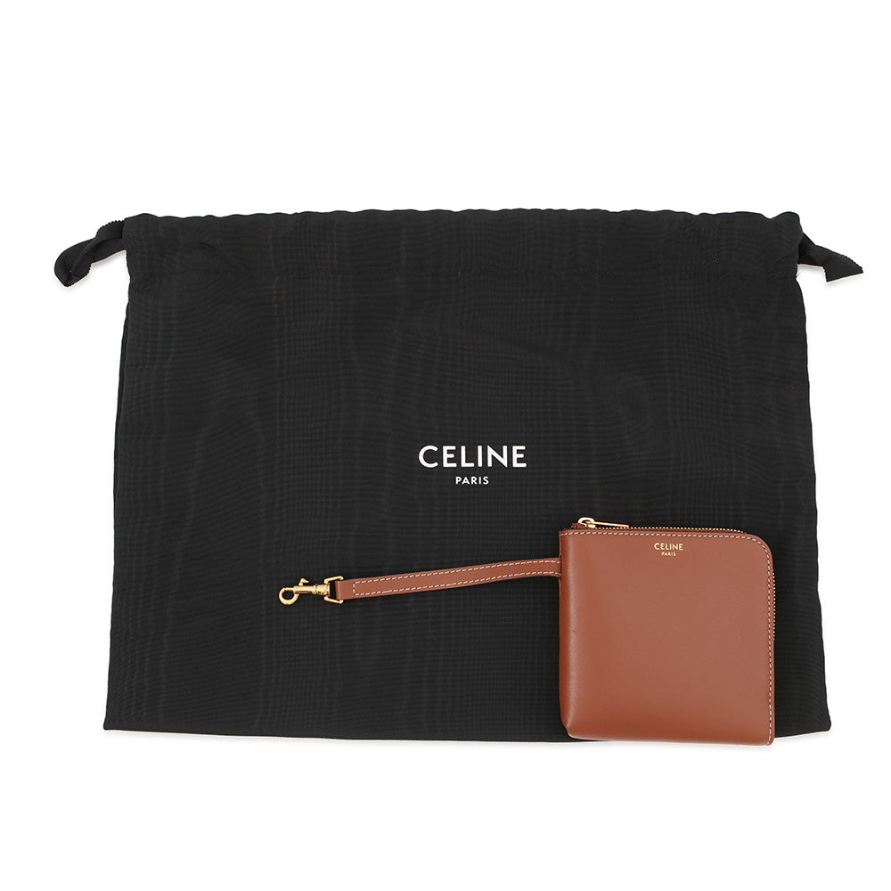 CELINE Cuir Triomphe Cube Handbag Tan199203DU3.04LU Leather