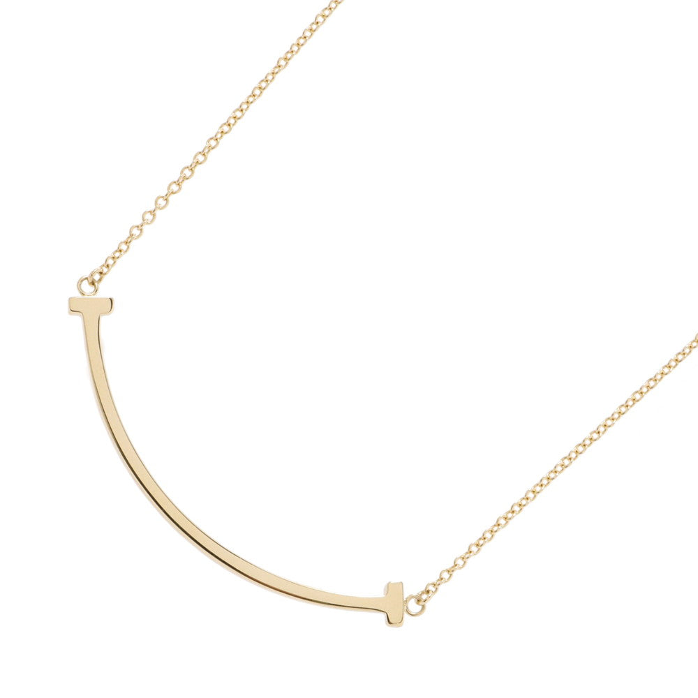 TIFFANY&Co. T Smile Pendant Size Small60011679 18K Yellow Gold
