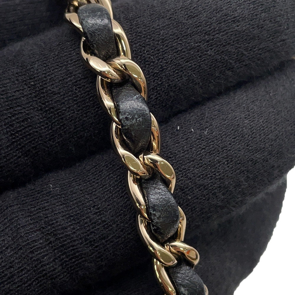 CHANEL Matelasse Heart Shape Chain Shoulder Black BlackAS3191 Lambskin