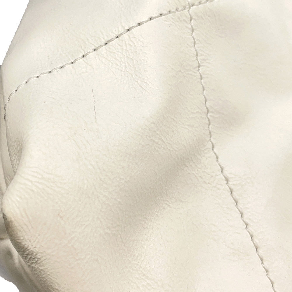 CHANEL CHANEL22 ChainShoulder Bag WhiteAS3260 Shiny Calf Leather Size Small
