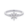 TIFFANY&Co. Victoria Cluster Ring Size Approximately No. 10 Pt950