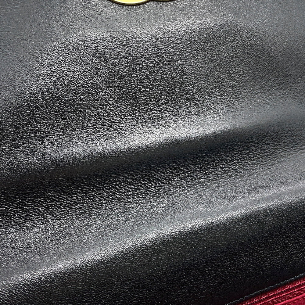 CHANEL CHANEL19 CHANEL19 Matelasse Shoulder Bag BlackAS1160 Shiny Lambskin