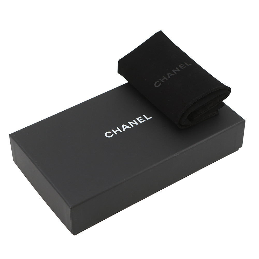CHANEL 19 Small zip wallet PurpleAP0948 Lambskin