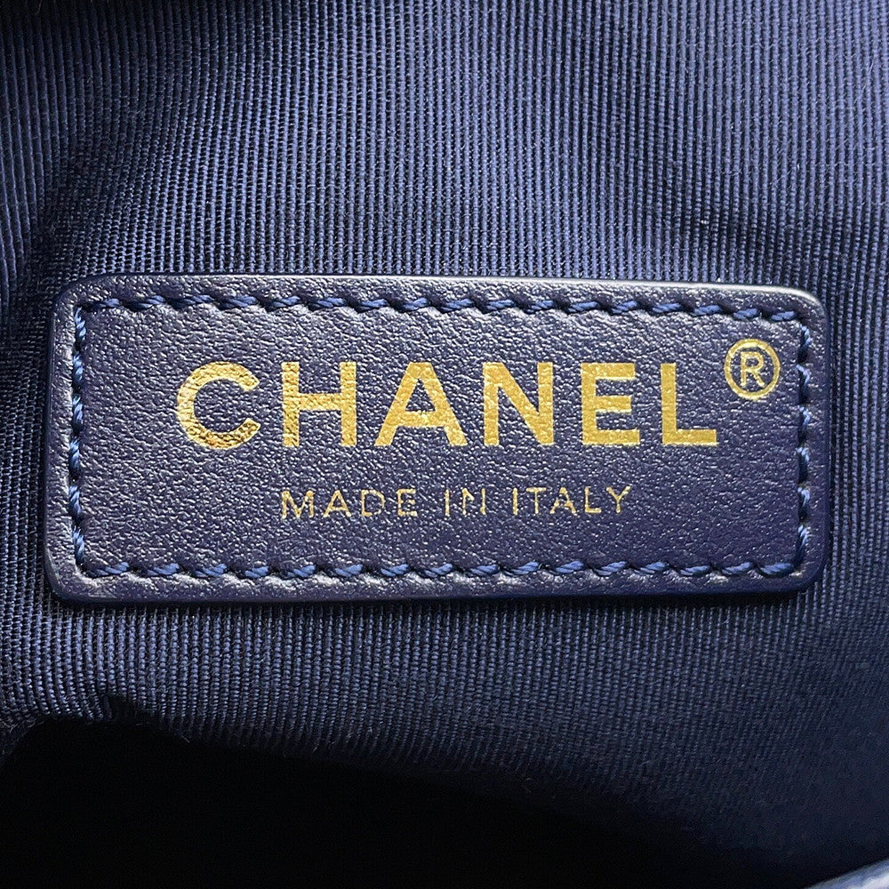 CHANEL CHANEL31 CHANEL31 Shopping Bag NavyAS1010 Aged Calf Leather Size Large