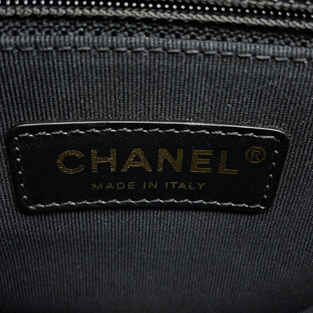 CHANEL Single flap Matelasse Chain Shoulder BlackAS3206 Lambskin Size Small