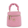 CHANEL Matelasse Vanity Bag PinkAP2730 Lambskin