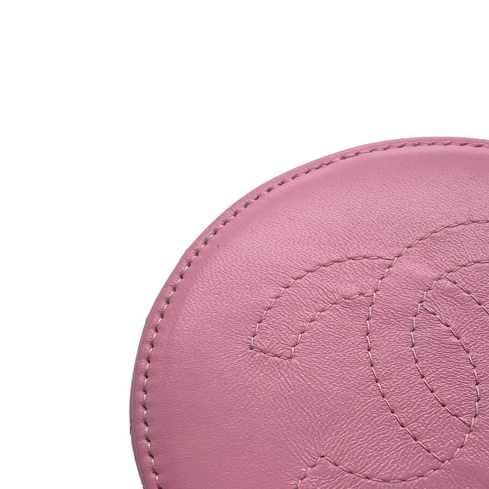 CHANEL Matelasse Vanity Bag PinkAP2730 Lambskin