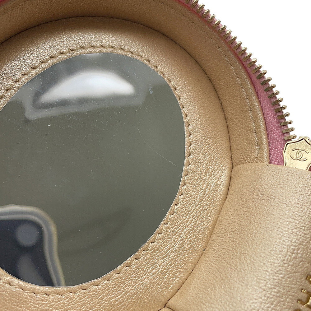 CHANEL Matelasse Vanity Bag PinkAP2730 Lambskin