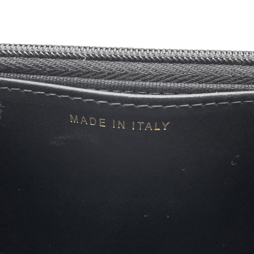 CHANEL CC Logo Chain Wallet BlackAP4653 Caviar Leather