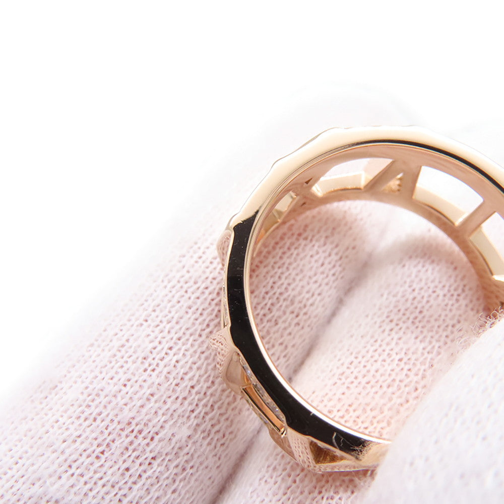 TIFFANY&Co. Atlas X Open Ring Size Approximately No. 12 18K Pink Gold