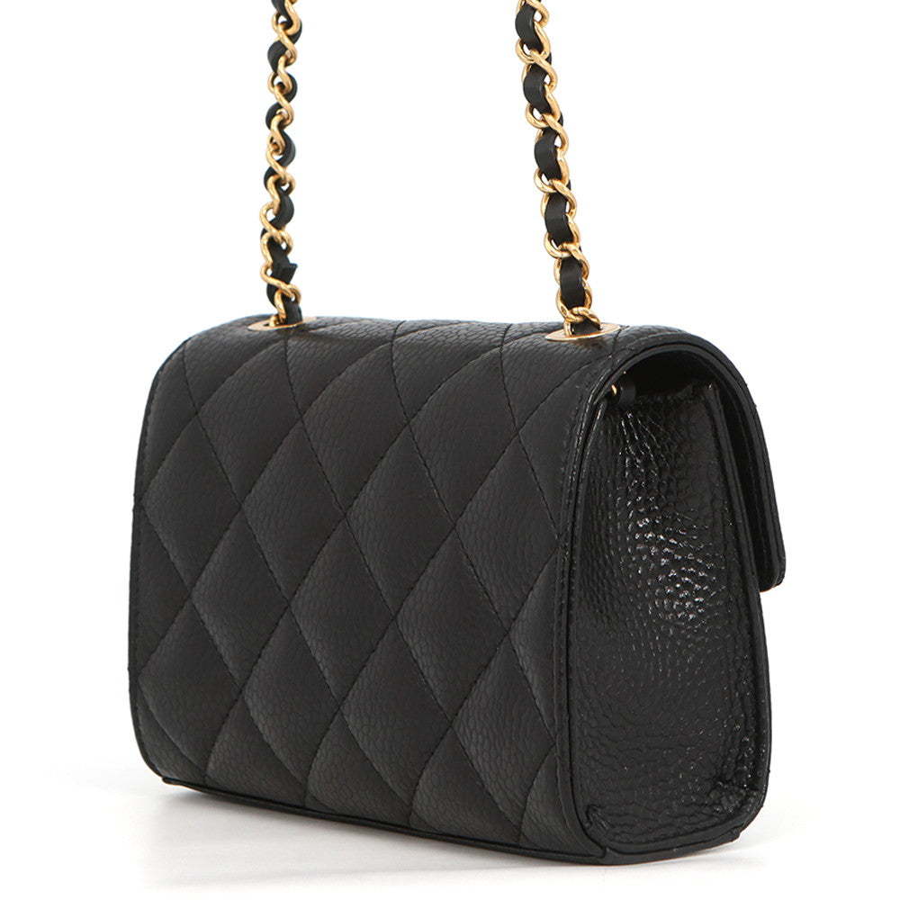 CHANEL Mini Flap Bag BlackAS5981-B22702-94305 Caviar Leather