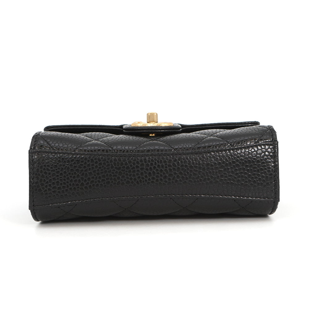CHANEL Mini Flap Bag BlackAS5981-B22702-94305 Caviar Leather