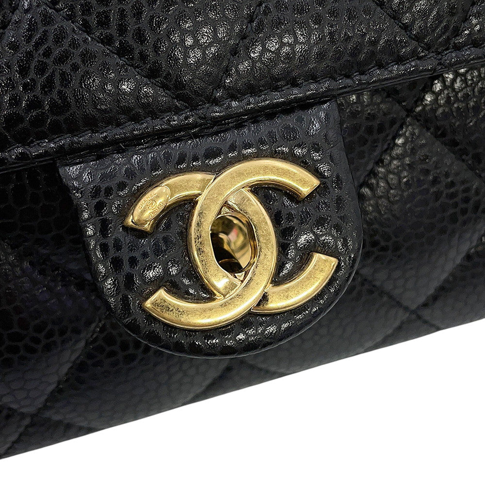 CHANEL Mini Flap Bag BlackAS5981-B22702-94305 Caviar Leather