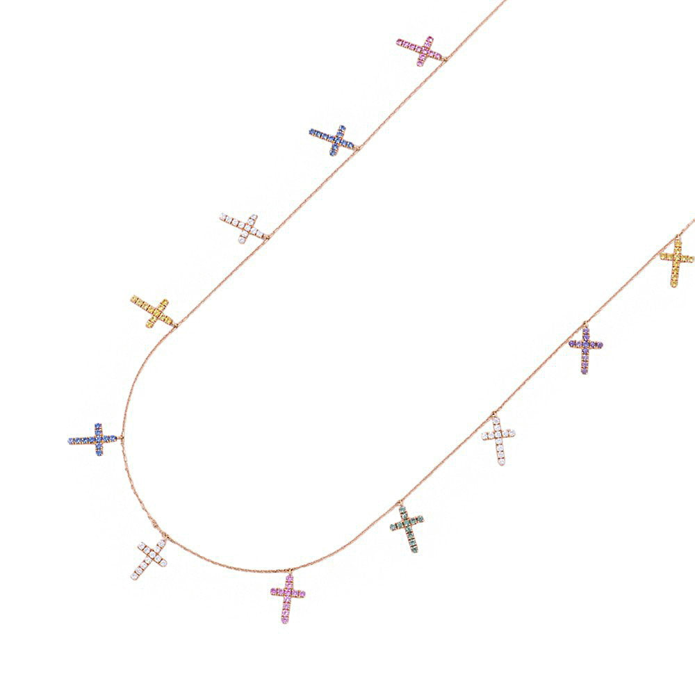 CARTIER Symbol Cloth Necklace 11 motifsN7410700 18K Pink Gold