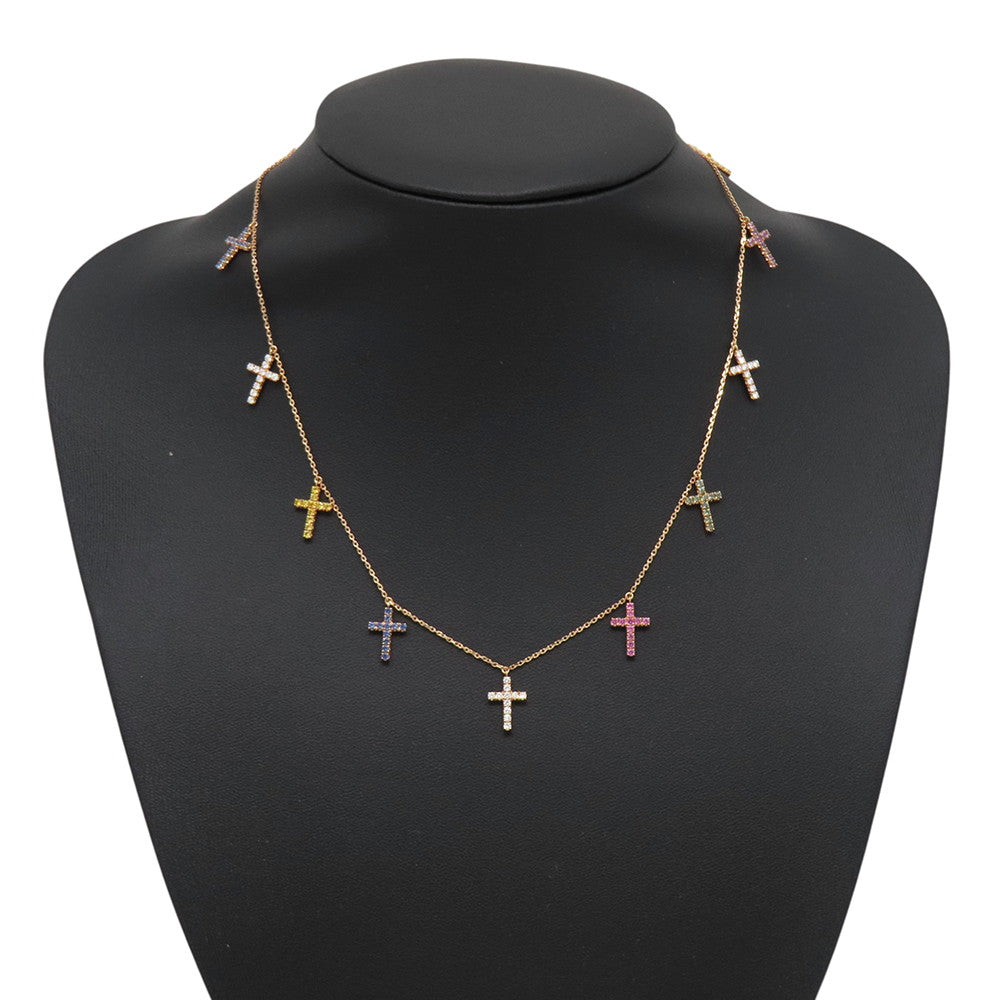 CARTIER Symbol Cloth Necklace 11 motifsN7410700 18K Pink Gold