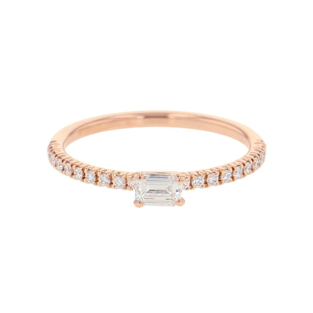 CARTIER Etincelle De Cartier DiamondRing Size 49/#9B4216749/B4216700 18K Pink Gold