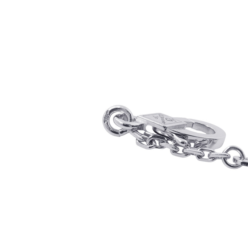 Van Cleef & Arpels Rose de Noël Clip Pendant Size SmallVCARD30400 18K White Gold