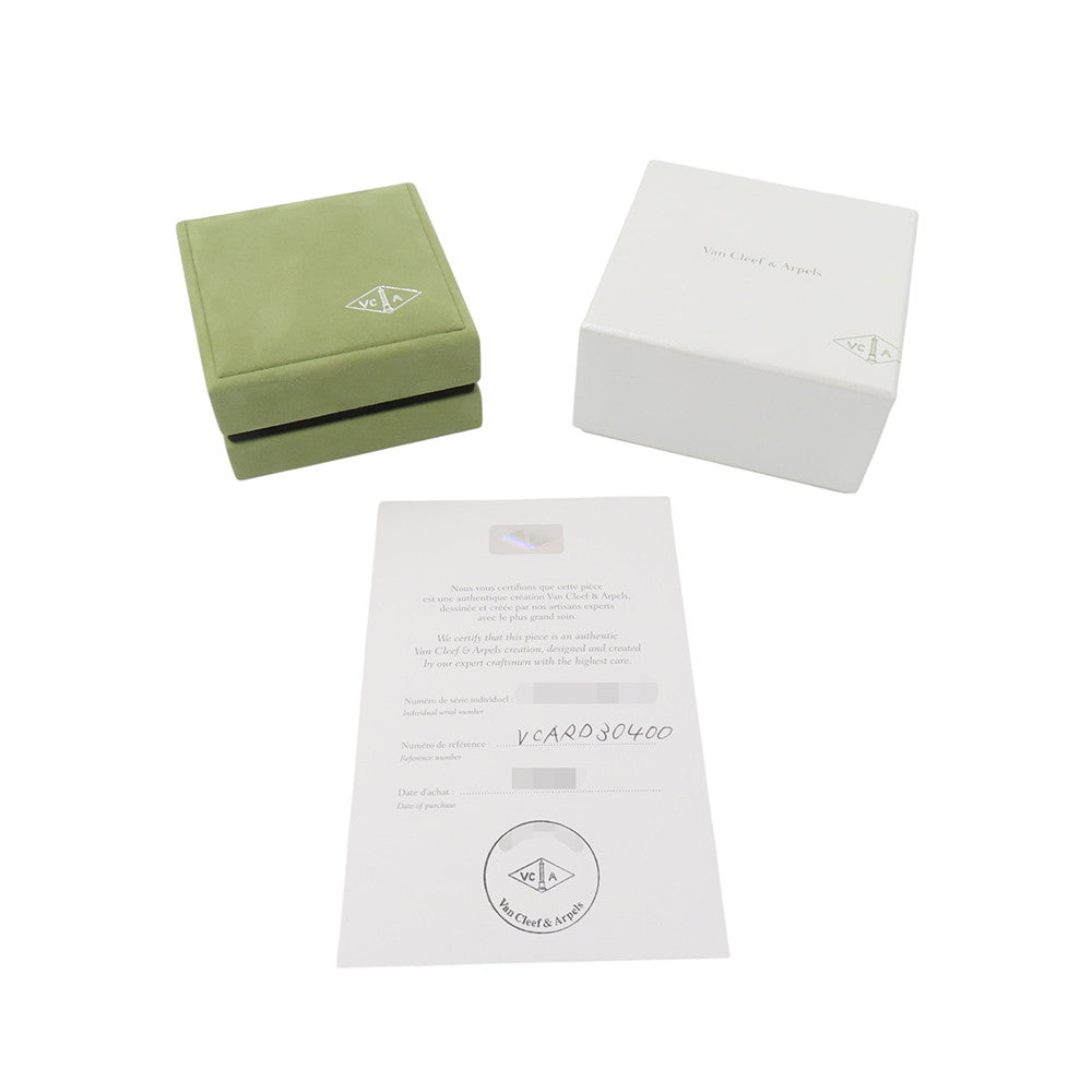 Van Cleef & Arpels Rose de Noël Clip Pendant Size SmallVCARD30400 18K White Gold
