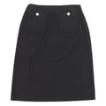 CHANEL CC Logo Medium Length Skirt Size 34 Black/WhiteP64748-K60697-N8127 Viscose 94% Polyamide 4% Elastane 2%