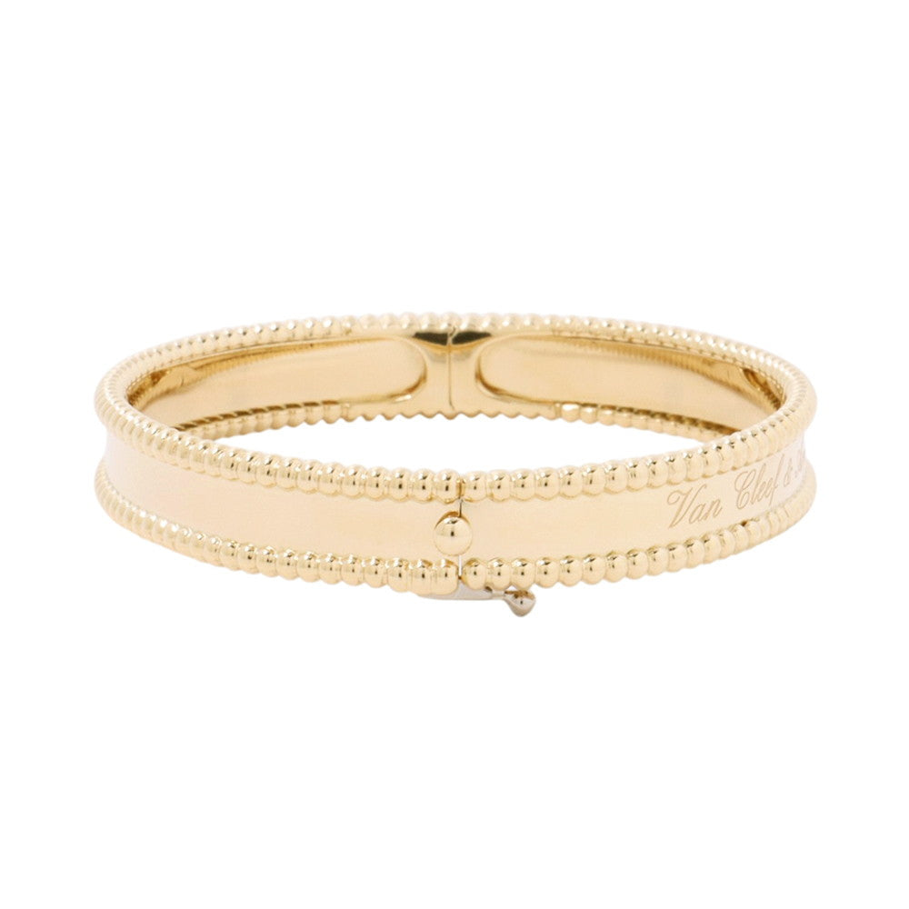 Van Cleef & Arpels Perlée Senior Tulle Bracelet Size Small/SVCARP3K300 18K Yellow Gold