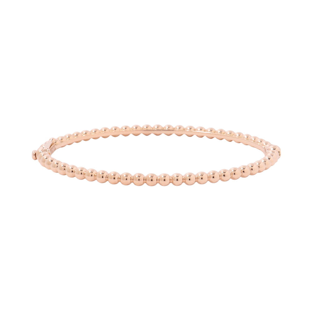 Van Cleef & Arpels Perle GoldPearl Bracelet Size Medium/MVCARO7A700 18K Pink Gold